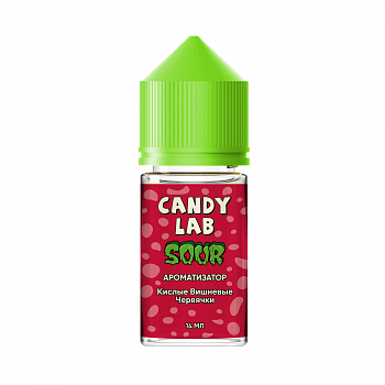 Ароматизатор CandyLab SOUR "Cherry Worms / Кислые Вишневые Червячки" 14мл (на 30мл)