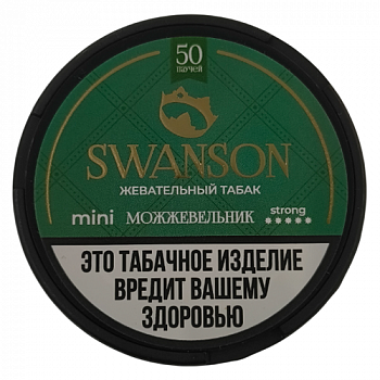Жевательный табак SWANSON Mini STRONG "Тайга" (Можжевельник) 10г/50 паучей