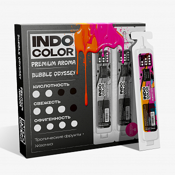 Ароматизатор IndoColor "Bubble Odyssey / Тропические фрукты, жвачка" 13мл 