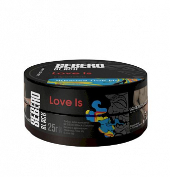 Табак Sebero Black, 25гр "Love Is / Жвачка Лов Ис"