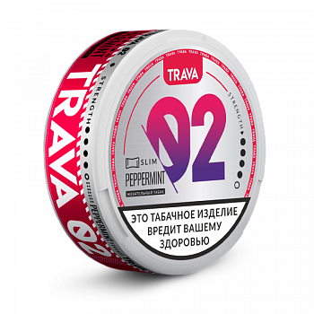 Жевательный табак TRAVA SLIM STRONG "PEPPERMINT"