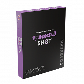 Табак Darkside Shot, 30гр "Приморский / Кокос, черника, ананас"