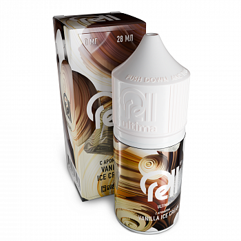 Жидкость для ЭСДН RELL ULTIMA  "Vanilla ice Cream" 3мл 0мг.