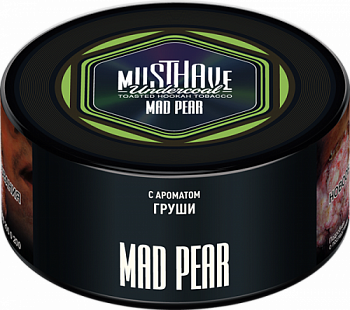 Табак Must Have Undercoal, 25гр "Mad Pear / Груша"