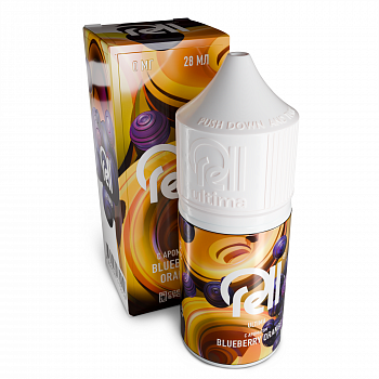 Жидкость для ЭСДН RELL ULTIMA  "Blueberry Orange" 3мл 0мг.
