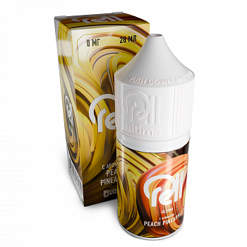 Жидкость для ЭСДН RELL ULTIMA  "Peach Pineapple" 3мл 0мг.