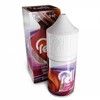 Жидкость для ЭСДН RELL ULTIMA  "Sakura Grape" 3мл 0мг.