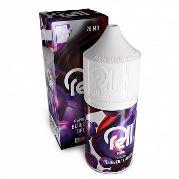 Жидкость для ЭСДН RELL ULTIMA  "Blueberry Drops" 3мл 0мг.