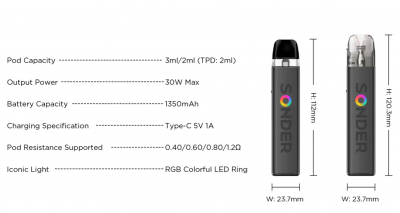Geek Vape Sonder Q2 1350mAh KIT (Mocha Gold)