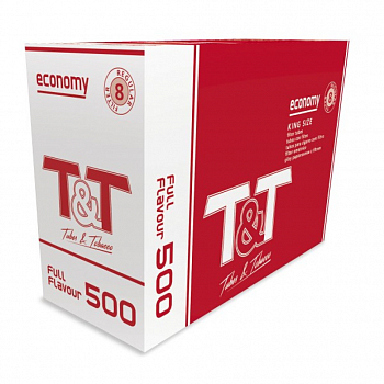 Гильзы T&T Economy Full Flavour Regular Filter 8,1/15мм 500шт