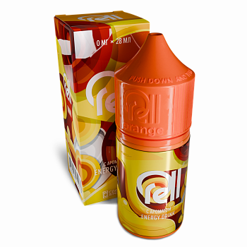 Жидкость для ЭСДН RELL ORANGE "Энергетик" 28мл 0мг.