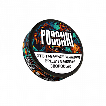 Жевательный табак PODGONKI STRONG SLIM "МЕНТОЛ" 