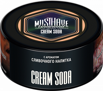 Табак Must Have Undercoal, 25гр "Cream Soda / Сливочный напиток"