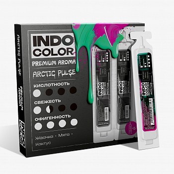 Ароматизатор IndoColor "Arctic Pulse / Мята, жвачка, кактус" 13мл 