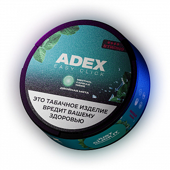 _Жевательный табак ADEX CLICK STRONG "ДВОЙНАЯ МЯТА"