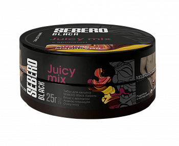 Табак Sebero Black, 25гр "Juicy mix / Ананас-маракуйя"